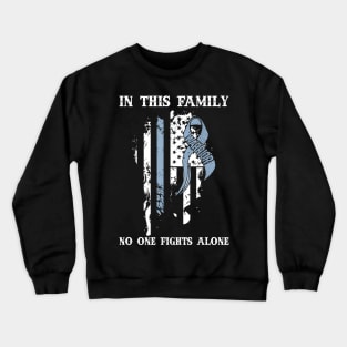 Celiac Disease Awareness Ribbon Crewneck Sweatshirt